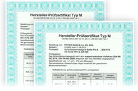 Herstellerprüfzertifikat für Messgeräte