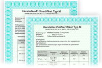 Zertifikat Kalibrierstandards